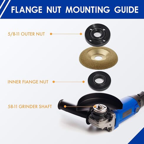مفتاح طاحونة زاوية TAROSE مفتاح ربط عالمي قابل للتعديل مع 4 قطع 5/8-11 عمود طاحونة متوافق مع أجزاء طاحونة ديوالت ميلووكي ماكيتا بوش ريوبي بلاك ديكر in Kuwait