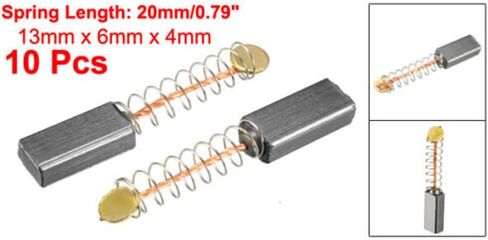 4 قطعة فرش كربون للمحركات الكهربائية 13 مللي متر × 6 × 4 مللي متر قطعة بديلة in Kuwait