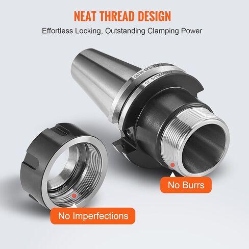 VEVOR CAT40 Collet Holder ER 16/32 Collet Set, 35 PCs, SLN FMB ER16/32 APU Tool Holders Spring Steel Collet Chucks with 10 Pull Studs and 3 Wrenches, for Milling Machine Drill Presses Boring Machine in Saudi Arabia