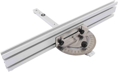 Table Saw Miter Gauge System with Aluminum Alloy Miter Gauge and Fence for Maximum Stock Support and a Repetitive Cut Flip Stop in Saudi Arabia