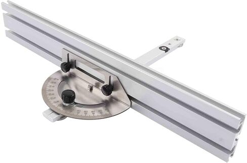 Table Saw Miter Gauge System with Aluminum Alloy Miter Gauge and Fence for Maximum Stock Support and a Repetitive Cut Flip Stop in Saudi Arabia