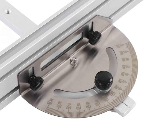 Table Saw Miter Gauge System with Aluminum Alloy Miter Gauge and Fence for Maximum Stock Support and a Repetitive Cut Flip Stop in Saudi Arabia