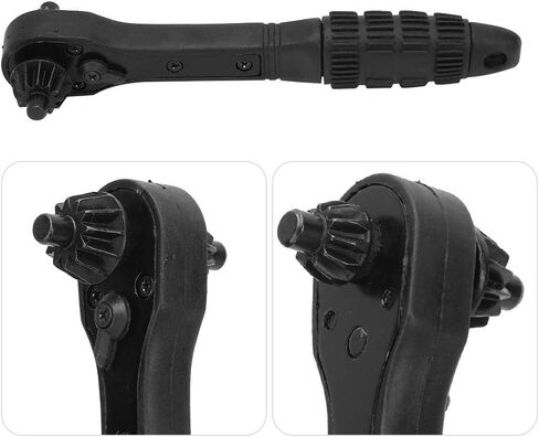 Universal Ratchet Chuck Key, 2 in 1 Drill Chuck Ratchet Spanner, Drill Press Chuck Key Wrench for Impact Driver, Wrench Tool for Tightening Loosening in Saudi Arabia