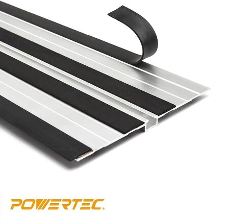 POWERTEC 110" Track Saw Guide Kit for DeWalt, Includes 2PK 55" Guide Rails, 1PK Guide Rail Connector, and 2PK 7" Track Saw Clamps (72059) in Saudi Arabia