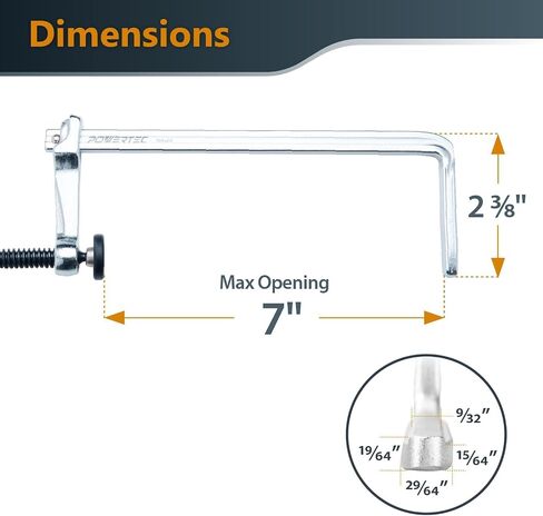 POWERTEC 110" Track Saw Guide Kit for DeWalt, Includes 2PK 55" Guide Rails, 1PK Guide Rail Connector, and 2PK 7" Track Saw Clamps (72059) in Saudi Arabia