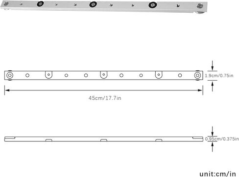 Aluminium Alloy Miter Bar, Slider Table Saw Gauge Rod T-Slot Track Bar Rail Clamping Tool Rail Miter Guage Bar for Router Tables and Woodworking (300mm 11.81inch) in Kuwait