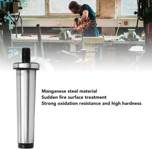 MT2-3/8-24 Drill Chuck Arbor 2MT Shank To 3/8in 24 Threaded Drill Chuck Arbor Hardened Morse Taper MT2 Adapter for Pneumatic Tools in Saudi Arabia
