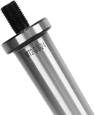MT2-3/8-24 Drill Chuck Arbor 2MT Shank To 3/8in 24 Threaded Drill Chuck Arbor Hardened Morse Taper MT2 Adapter for Pneumatic Tools in Saudi Arabia
