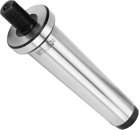 MT2-3/8-24 Drill Chuck Arbor 2MT Shank To 3/8in 24 Threaded Drill Chuck Arbor Hardened Morse Taper MT2 Adapter for Pneumatic Tools in Saudi Arabia