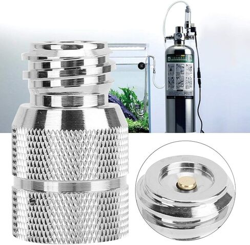 Fdit CO2 Cylinder Adapter,Air fitting Quick Connect Coupler for TR21-4 Male Thread to G1/2 Type30 Female Thread in Saudi Arabia