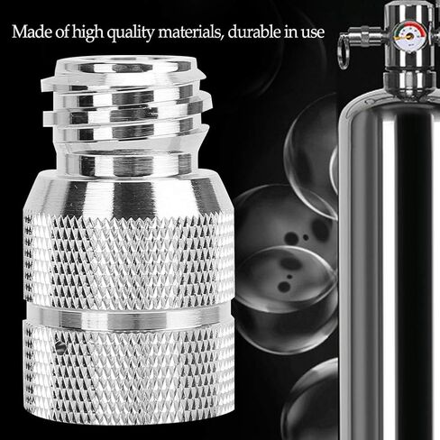 Fdit CO2 Cylinder Adapter,Air fitting Quick Connect Coupler for TR21-4 Male Thread to G1/2 Type30 Female Thread in Saudi Arabia