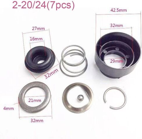 7pcs #1617000163 Bit Holder #GBH2-24#GBH2-20/2-24 Repairing Electric Power Drill Chuck Hammer 0611221703 GBH2-20 GBH24 Quality Durable New Replacement Parts for Bosch Rotary in Saudi Arabia