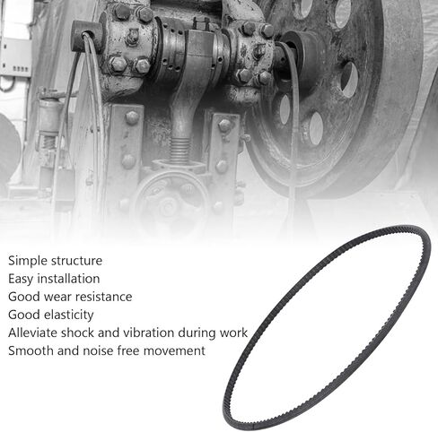 Lathe Belt, Teeth Drive Power Twist Link Belt Transparent Rubber Replacement 5M375 210x400 210x750 220x600 220x750 MX 400 MX 600 MX 750 Harbor Freight Central Machinery Wood Table Saws Woodworking in Saudi Arabia
