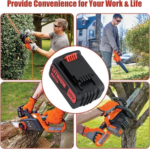 7.5Ah Upgraded for Black and Decker 20V Lithium Battery Compatible with Black and Decker 20V Battery LBXR20 LBX20 LB20 LB2X4020-OPE LBXR20B-2 LST300 LST220 2Packs in Kuwait
