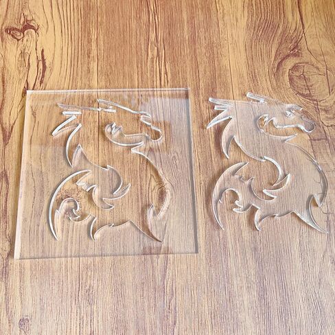 قالب توجيه التنين، قالب ترصيع جهاز التوجيه، رقصة التوجيه، قالب النجارة 7.5 بوصة × 7.5 بوصة in Kuwait