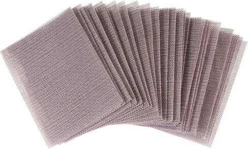 30pcs 240 Grits Mesh Sanding Screen Sheets 3" x 4" Wet or Dry Sandpaper Dust Free Abrasive Pads for Car Wood Drywall Metal Polishing & Grinding in Saudi Arabia