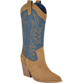 Nine West Womens Keeks Western Boot