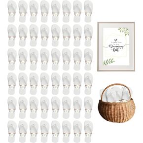 Bulk Flip Flops for Weddings | 48 Pairs | Reception Guest Slippers | Women Men Beach Pool Wholesale Sandals Pack