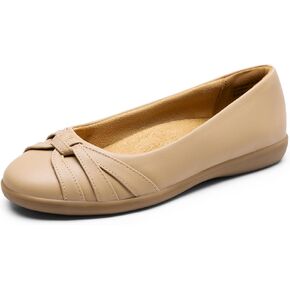 DREAM PAIRS Women’s Ballet Flats, Comfortable Round Toe Slip on Dressy Work Office Shoes