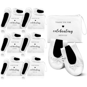 6 Pairs Wedding Foldable Flats Ballet Dancing Shoes for Purse Rollable Ballerina Slippers Shoes Bulk Bride Bridesmaids Guests in Saudi Arabia