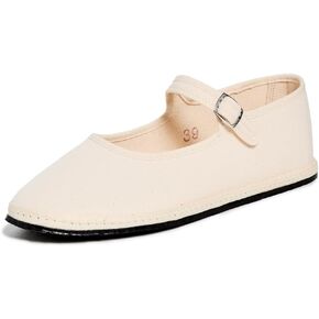 Women's Mary Janes Ecru Flats