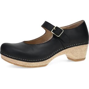 Dansko Lilah Mary Jane Clog for Women - Linings from Recycled Materials and Leather for Breathability- Lightweight Rubber Outsole for Long-Lasting Wear