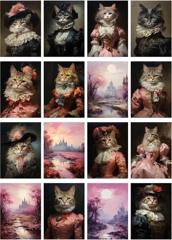 حزمة ورق Decoupage (35 ورقة مقاس 6 بوصات × 8 بوصات) بطاقات صور توضيحية كلاسيكية للجراء والكلاب الفيكتورية الأنيقة من FLONZ لتزيين صفحات Decoupage والحرف اليدوية وسجلات القصاصات in Kuwait