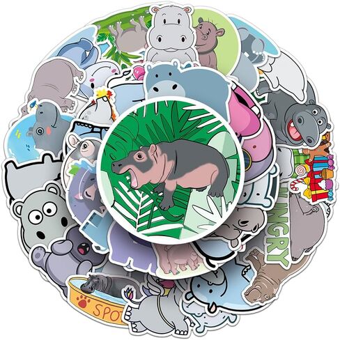 Simulated Food(Pizza Hamburger) Stickers Vinyl Stickers for Teens Boys Girls|50 Pcs|Popular Stickers for Laptop Water Bottle Hydroflask Luggage Phone Tablet,Cartoon Waterproof Decals(3D Lifelike Food) in Kuwait