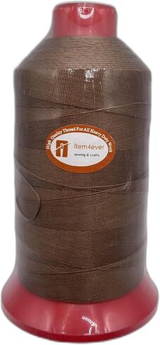 خيط خياطة نايلون مربوط مقاس #138 T135 1250yds للتنجيد الخارجي (أسود) in Kuwait
