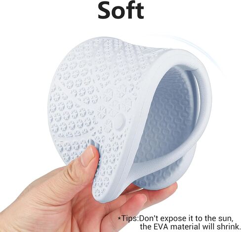 Foldable Flip-Flop for Women Men, Travel Slides Sandals Slippers Soft Comfy Non-Slip Quick Dry House Bathroom Shower Shoes Gym Spa Swimming Sandals Beach in Saudi Arabia