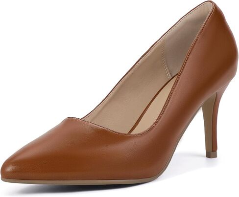 IDIFU IN3 High Heels Pumps Closed Toe Heels Women's Pumps Stiletto Pointed Toe Dress Shoes Wedding Prom Bridal Work Office Bride Bridesmaid Guest Trendy Dressy Fashion Comfortable Classic Pumps Shoes in Kuwait