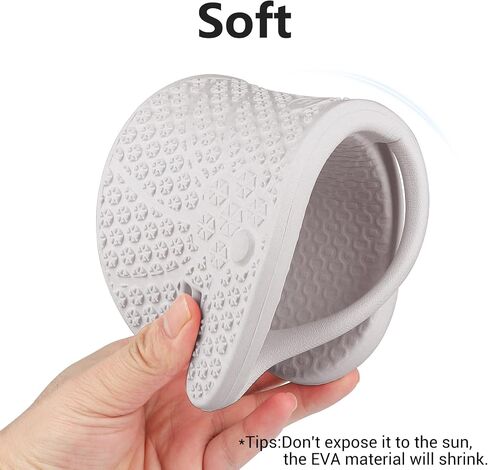 Foldable Flip-Flop for Women Men, Travel Slides Sandals Slippers Soft Comfy Non-Slip Quick Dry House Bathroom Shower Shoes Gym Spa Swimming Sandals Beach in Saudi Arabia