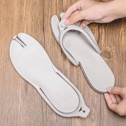 Foldable Flip-Flop for Women Men, Travel Slides Sandals Slippers Soft Comfy Non-Slip Quick Dry House Bathroom Shower Shoes Gym Spa Swimming Sandals Beach in Saudi Arabia
