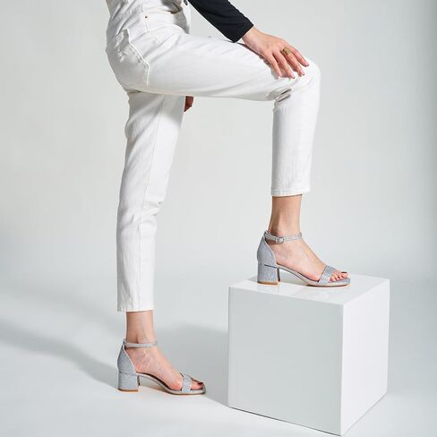Trary Heels for Women, Square Toe Black Heels, Ankle Strap White Heels, Wide Width Chunky Heels for Women, Low Heel Dress Shoes for Women, Block Heels, Graduation Heels, Prom Heels, Strappy Heels in Saudi Arabia