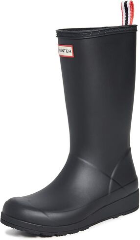 Hunter Women's Original Play Rain Boot, Black, 9 M US in Saudi Arabia