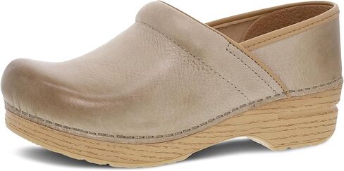 Dansko Professional Slip-On Clogs for Women – Rocker Sole and Arch Support for Comfort – Ideal for Long Standing Professionals – Sand Milled Burnished 7.5-8 M US in Saudi Arabia