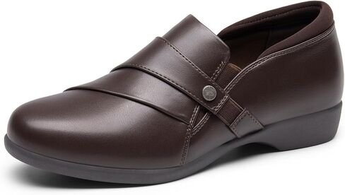 DREAM PAIRS Loafer for Women Slip-on Comfortable Dressy Loafers Business Casual Work Office Loafer Shoes Faux Leather Round Toe with Arch Support in Saudi Arabia