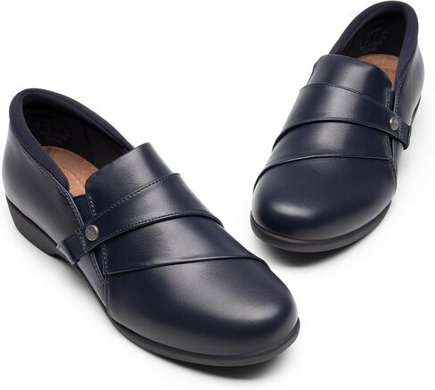 DREAM PAIRS Loafer for Women Slip-on Comfortable Dressy Loafers Business Casual Work Office Loafer Shoes Faux Leather Round Toe with Arch Support in Saudi Arabia