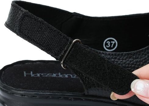 Harssidanzar Womens Wedge Sandals Summer Open Toe Walking Low Heel Sandals SL262US in Saudi Arabia