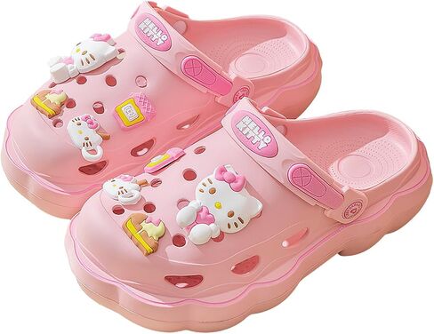 Casual Garden Clogs Cute Summer Women Slippers Cartoon Beach Sandals Indoor Outdoor Cloud Slides in Saudi Arabia