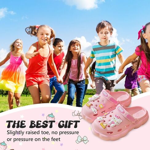 Casual Garden Clogs Cute Summer Women Slippers Cartoon Beach Sandals Indoor Outdoor Cloud Slides in Saudi Arabia