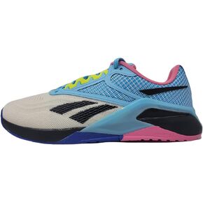 حذاء تدريب نسائي Nano X2 Cross من ريبوك، Dgtblu/Chalk/Trupnk - - 9.5 M US