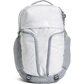 THE NORTH FACE Women's Surge Commuter Laptop Backpack, Boysenberry Light Heather/Fiery Red, One Size