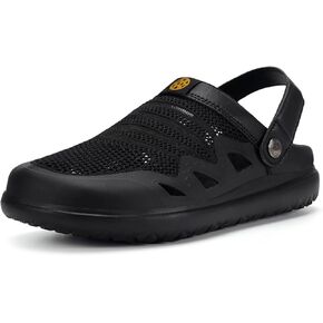 Men's Women's Arch Support Clogs Garden Shoes Slip On Sandals Breathable Summer Orthotic Walking Slippers with Plantar Fasciitis Soles