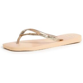 Havaianas Women's Slim Square Glitter Party flip-Flop-Sandals