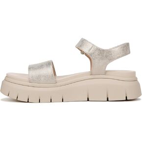 Naturalizer Women Poppi Ankle Strap Platform Flat Sandal