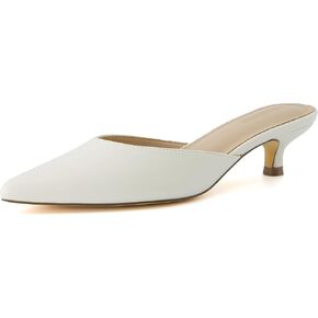 CUSHIONAIRE Women's Bonus Kitten heel mule dress shoe +Memory Foam, Wide Widths Available