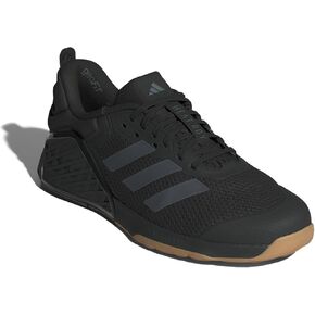 adidas Unisex Dropset 3 Training Sneaker, Black/Grey/Grey, 16 US men