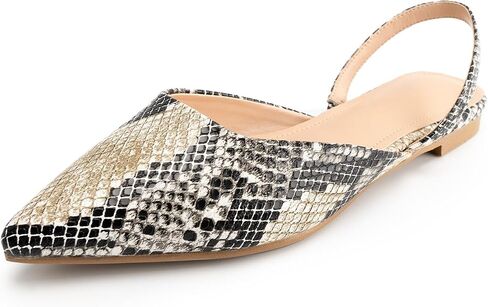 Slingback Flats for Women Pointed Toe Flats Slip On Casual Office Shoes for Women in Saudi Arabia