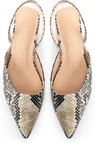 Slingback Flats for Women Pointed Toe Flats Slip On Casual Office Shoes for Women in Saudi Arabia
